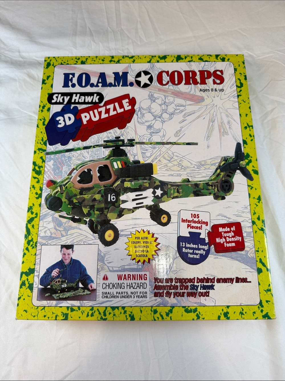 🚁 F.O.A.M. Corps Sky Hawk 3D Puzzle – New Sealed